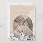 Invitation Pastel Pink Wedding Save the Date Card (Dos)