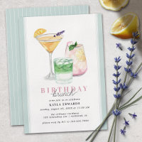 Pastel Powder Blue | Boissons de fruits Brunch d'a