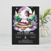 Invitation Pastel Printable Vache Anniversaire (Debout devant)
