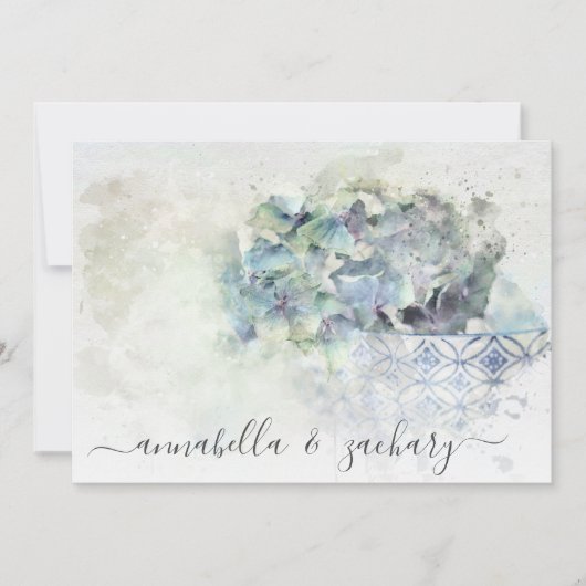 Invitation *~* Pastel QR AR26 Fleurs PHOTO MARIAGE RSVP  (Devant)