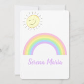 Invitation Pastel Rainbow (Dos)