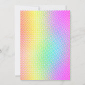 INVITATION PASTEL RAINBOW CIRCUS MARIAGE (Dos)