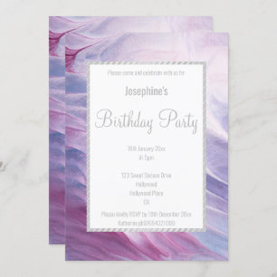 INVITATION PASTEL RAINBOW LAVÉ CLOUDS ANNIVERSAIRE