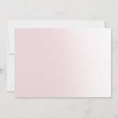 Invitation Pastel romantique Roses Floral Sweet 16 Photo (Dos)