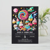 Invitation Pastel Sweet Celebration Anniversaire (Debout devant)