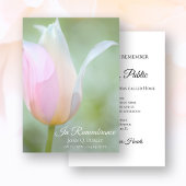 Invitation Pastel Tulip Fleur Printemps Anniversaire de la mo