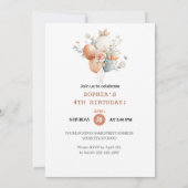 Invitation Pastel Unicorn Anniversaire (Dos)