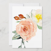 Invitation Pastel Watercolor Flowers Graduation Party (Dos)