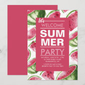 Invitation Pastèque (Devant / Derrière)