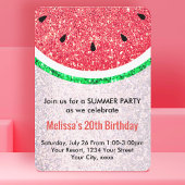 Invitation pastèque de fête d'été