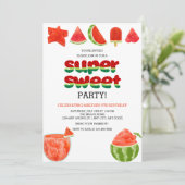 Invitation Pastèque | Fête d'été (Debout devant)