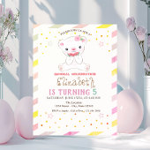 Invitation Pastèque Teddy Bear Anniversaire