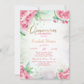 Invitation Pastèque tropicale Quinceanera été (Devant)