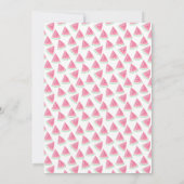 Invitation Pastèque Une Dans Une Melon Sucrée Petite Fille (Dos)