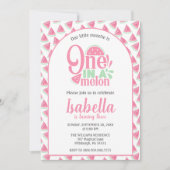 Invitation Pastèque Une Fille Douce et Petite (Devant)