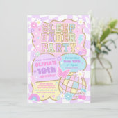 Invitation Patch de fête d'anniversaire prépa de lycée Sleepu (Debout devant)