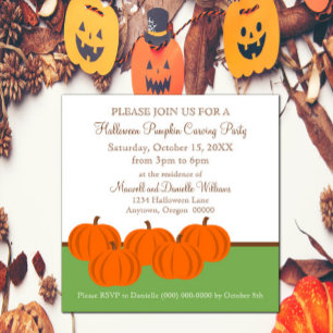 Invitation Patch Halloween