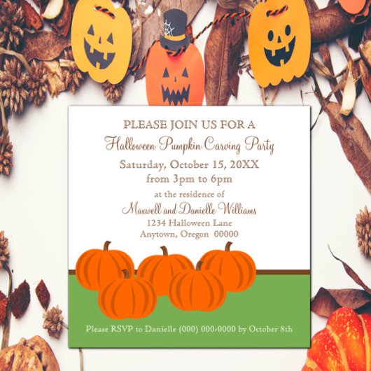 Invitation Patch Halloween