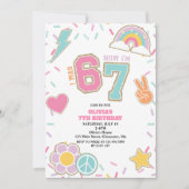 Invitation Patch Préparatoire 67 7e Anniversaire (Devant)