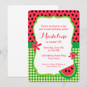 Invitation Pâte de melon doux (Devant / Derrière)