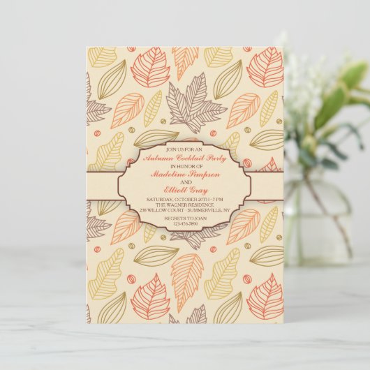 Invitation Patern automne (Debout devant)