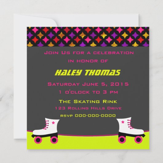 Invitation Patinage (Dos)