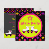 Invitation Patinage (Devant / Derrière)