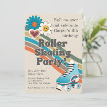Patinage à rouleaux super fête d'anniversaire
