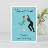 Invitation Patinage artistique (Debout devant)