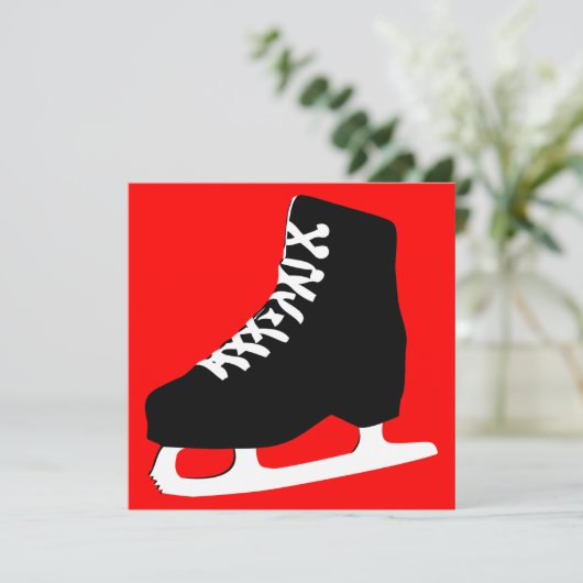 Invitation patinage de glace (Debout devant)