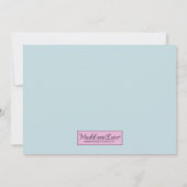 Invitation Patinage Lilac Pale Skin Laces Ice Skate Party (Dos)