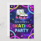 Invitation Patinage Lumineux, Invitation Patinage (Dos)