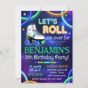 Invitation Patinage Lumineux, Invitation Patinage