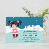 Invitation Patinage sur glace (Debout devant)