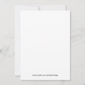 Invitation Patinage sur glace Anniversaire (Blanc) (Dos)