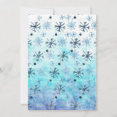 Invitation Patinage sur glace Anniversaire Fête Garçon Fille (Dos)