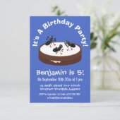 Invitation Patinage sur glace de fourmis joyeuses sur dessin  (Debout devant)