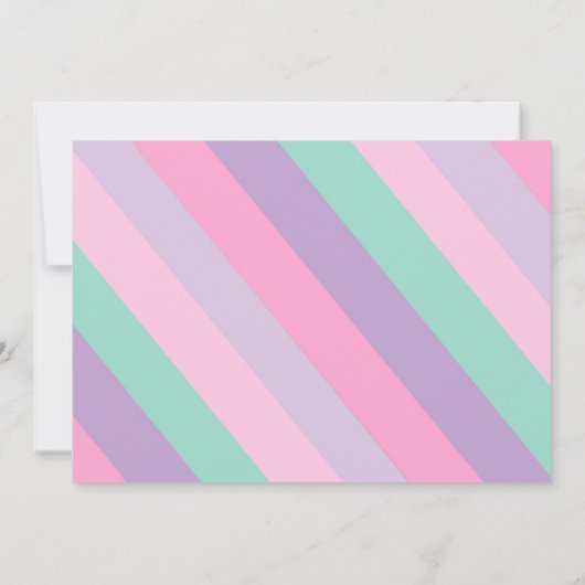 Invitation Patinage sur glace Fille Patinage sur g (Dos)