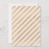 Invitation Patinage sur glace Hiver Rose Gold Girl Anniversai (Dos)