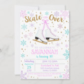 Invitation Patinage sur glace Patinage sur glace F (Devant)