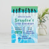 Invitation Patinage sur glace Patinage sur glace PATINAGE ann (Debout devant)