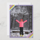 Invitation Patinage sur glace Retro Anniversaire Photo (Dos)