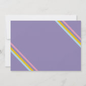 Invitation Patinage sur glace Retro Anniversaire Photo (Dos)