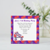 Invitation Patinage sur le coeur (Debout devant)