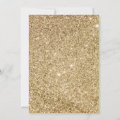 Invitation Patinage vintage Gold Roller Anniversaire (Dos)