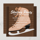 Invitation Patins et Twitter (Devant / Derrière)