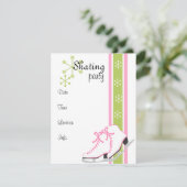 Invitation Patins sur glace (Debout devant)