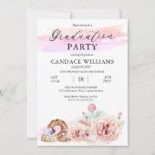 Invitation Pâtisserie Fête de Graduation de l'École Culinaire (Devant)