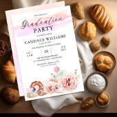 Invitation Pâtisserie Fête de Graduation de l'École Culinaire