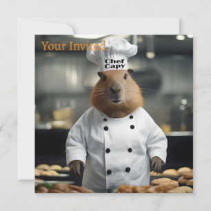 Invitation Pâtisserie : La Capybara Culinaire